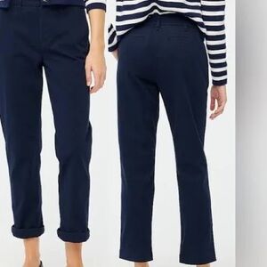 J. Crew Navy High-Rise Chino Pants 10P NWT